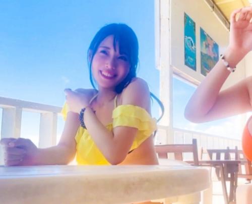 ビーチでナンパしたＥカップ巨乳で女子アナクラスの美貌を持つ「あいみちゃん23歳」と生セックス！
