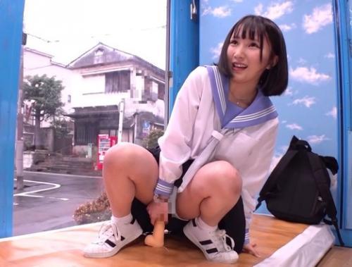 【JKナンパ】学校帰りの制服姿の黒髪部活女子校生が「1cm1万円のギリギリディルドチャレンジ」に挑戦してしまうｗｗｗ