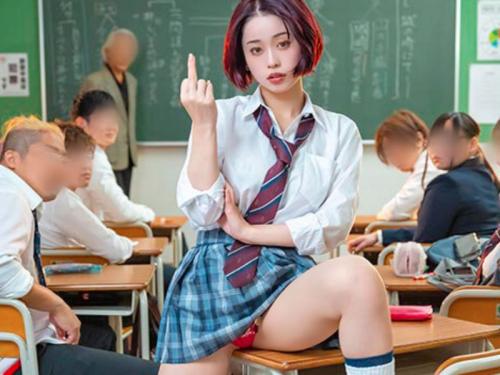＜中出し_リベンジ～レ〇プ＞いやいやマ〇チョ～発射しちゃダメ、ヤンキーと悪さする制服女子高生が軟弱くんに注入されるエロ動画WWWWWWWW