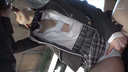純情JK、まさかのお仕置き！痴漢したヤツ、まさか死角に連れてかれて、強制中出しされるなんて…w