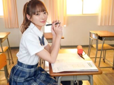 【制服ギャルの危険な補習】『えっ、なにこれ…ｗ』主観で見る制服ギャルが同級生のデカチンに興味津々！フェラ手コキから騎乗位挿入まで、制服姿で大胆に誘惑しちゃう！♡