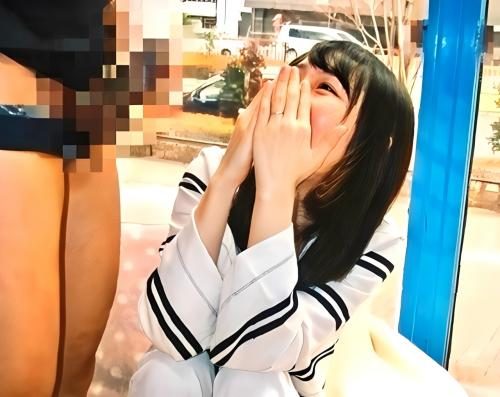 『凄い…おっきい♡』清楚美人な奥さんが目の前のデカチンに大興奮！他人棒をフェラするエロ奥様に激ピス中出しｗ＜人妻ナンパ＞