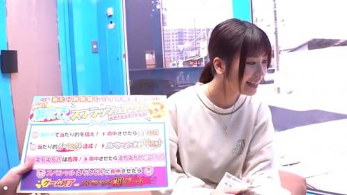 【MM号】潮吹いて的に当てれば賞金ゲットというエゲツナイ企画に挑戦してしまったJD！吹けなきゃ強制的に吹かされる（笑